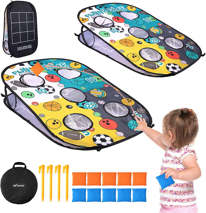 1 Stück Outdoor Spiele für Kinder Wurfspiele für Draußen Wurfspiel Kinder Ball Spiele für Draußen Gartenspiele Garten Spielzeug Dartscheibe