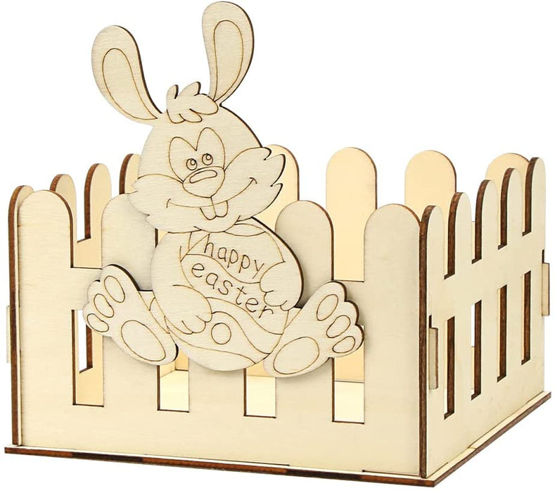 Osternest Kinder, Osterkörbchen, Osterkorb zum befüllen, Osternest mit Hasenmuster, Osterkörbchen zum Befüllen von Geschenken und Snacks