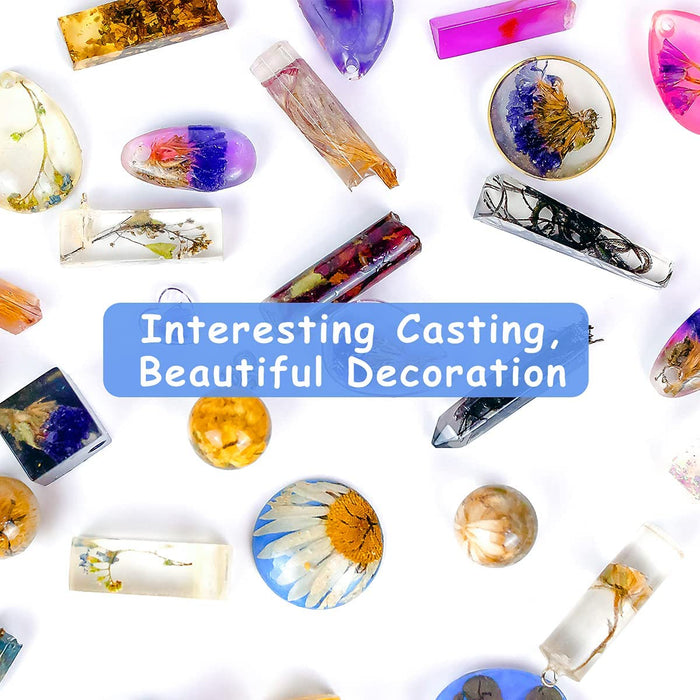 Epoxidharz, transparent, ungiftig, 385 g/360 ml, 1: 1 Verhältnis aus kristallinem Gießharz, für Holz, künstlerische Kreationen, Restauration