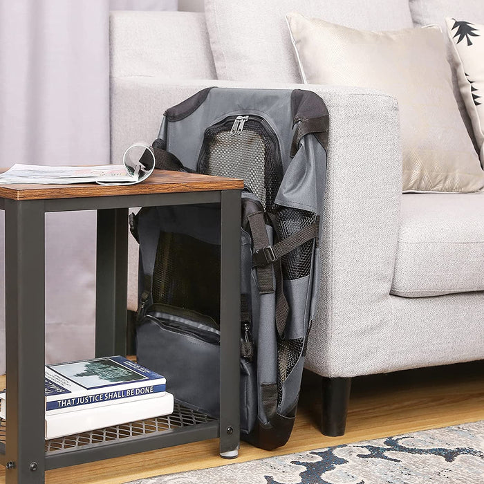 Hundebox, Hundetasche, faltbar, 70 x 52 x 52 cm, grau