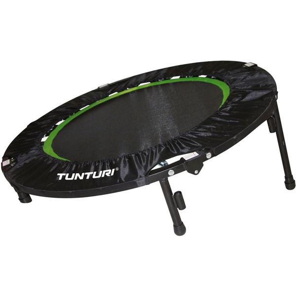 Fitness Trampolin faltbar & verstellbar - Trampolin Ø 104cm mit Stange und Randabdeckung/Jumping Fitness Trampolin/Rebounder