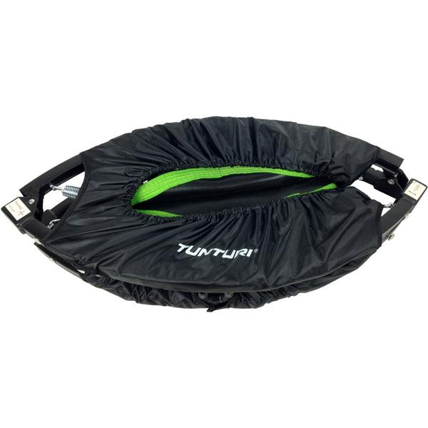 Fitness Trampolin faltbar & verstellbar - Trampolin Ø 104cm mit Stange und Randabdeckung/Jumping Fitness Trampolin/Rebounder