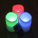 Flammenlose Kerzen, Farbwechselnde LED-Kerzen mit Fernbedienung und Timer für Hochzeit, Geburtstags, 3 Kerzen, 3 AAA-Batteriebetriebene 