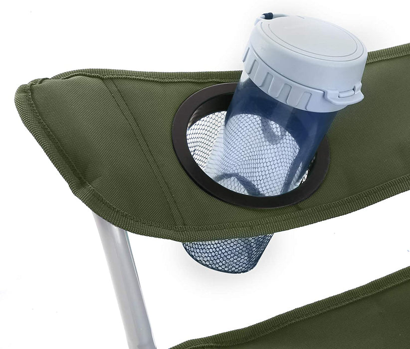 Campingstuhl klappbar, Camping Stuhl, 2er Set, faltbar, bis zu 120 kg belastbar