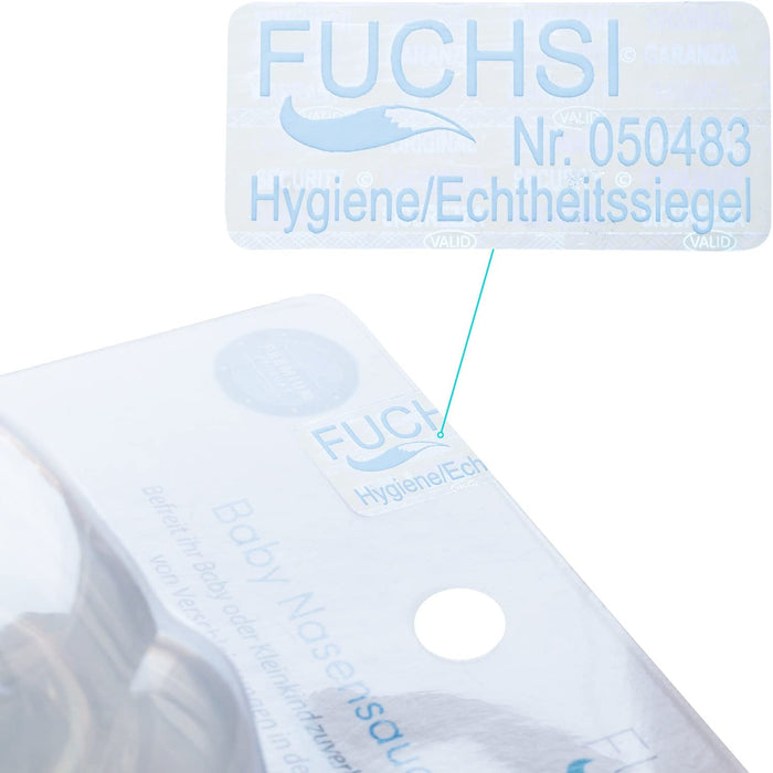 Nasensauger | Medizinisches Silikon | Filterlos & Endlosverwendbar | Praktische 1 Hand-Bedienung | + Reserve 1x Nase- & 1x Mund-Aufsatz 