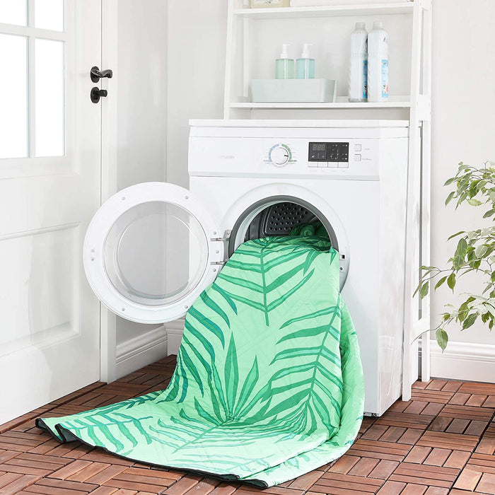 Picknickdecke, 200 x 200 cm große Stranddecke, Campingdecke, wasserdichte Unterseite, maschinenwaschbar, faltbar, für Garten, Park, Strand, Camping