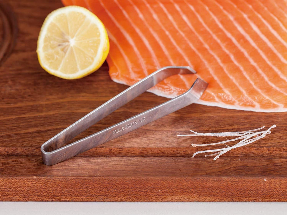2 Stück Pinzette Edelstahl, Pinzetten Set und Fischgrätenzange - Grätenzange