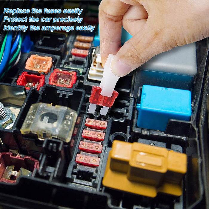 160Pcs Auto Sicherung Set, 96 Mini Flachsicherungen + 64 Standard sicherungen kfz + 1 Sicherungszieher - für PKW/Wohnmobil/LKW/Motorrad