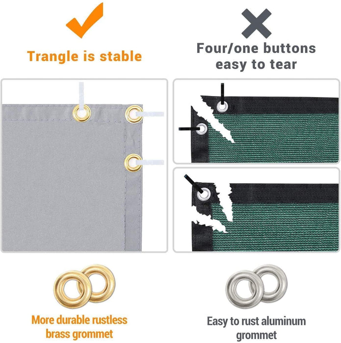 Balkon Sichtschutz, 0,9 x 5 m Sichtschutz Balkonverkleidung Zaunblende Schattiernetz für Balkon, Hinterhof, Terrasse - Uv-Schutz, Reißfest, Windfest