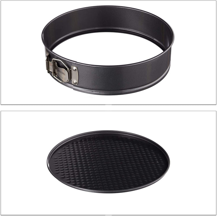 Springform Set, 4-teilig, rund, Ø 18/24/26/28 cm, Kuchenbackform, Antihaft, 250° hitzebeständig, Stahl, Standard