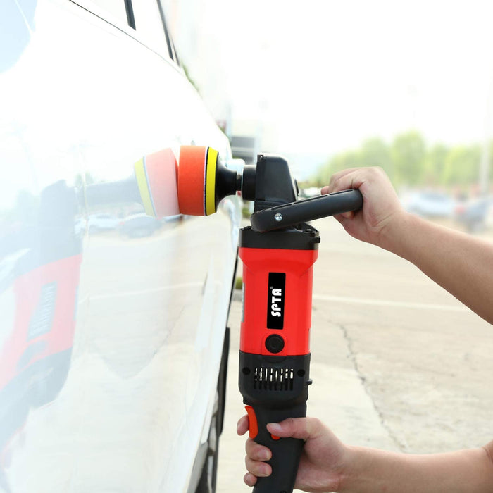 Polierschwamm, SPTA 25tlg 80mm Polierschwämme Polierpad Polieren Pad Schwamm Set mit Polierpad Polierpad Set und Polierfell Polierset Polierteller Kit