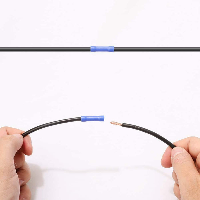 Crimpzange Kabelschuhe Set,27 Arten von Flachstecker AWG22-10(0,5-6 qmm) Kabelschuh Sortiment Kabelschuhzange mit 800 Stück Aderendhülsen Set