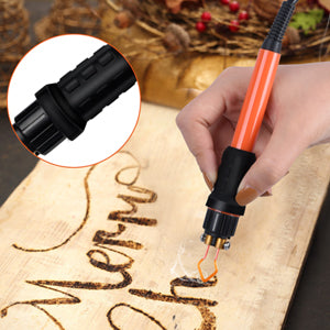 Brandmalstation - Preciva Brennkolben Set mit 20-teilig Spitz, Temperatur Einstellbar 250℃ - 750 ℃, Brandmalkolben für Holz, Leder und Kork