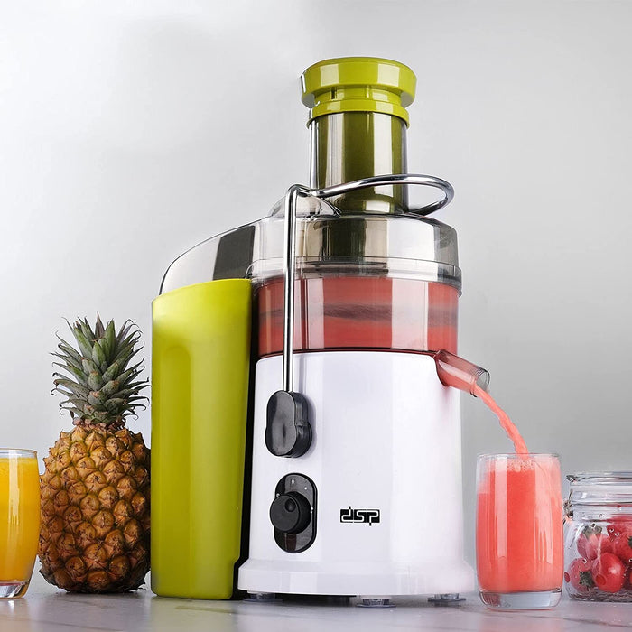 Entsafter Gemüse und Obst, Cotomier Zentrifugaler Entsafter BPA-frei große 75 mm Einfüllöffnung, Einfache Reinigung und Montage 3-Speed