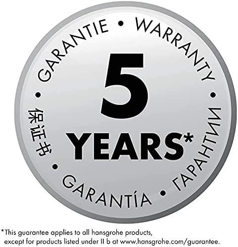 Hansgrohe wassersparender Duschkopf  4 Strahlarten, Chrom