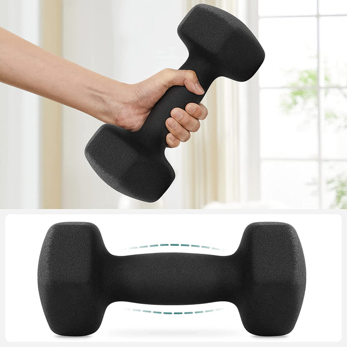 Hanteln, 2er Set, Kurzhanteln, Krafttraining, zu Hause, im Büro, Fitnessstudio 10KG