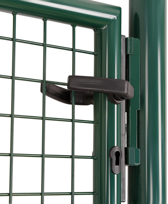 Gartentor Gartentür Zauntor inkl. Schloss und 3 Schlüsseln Grün