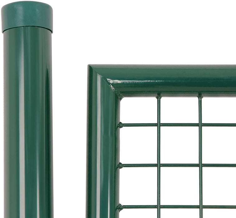 Gartentor Gartentür Zauntor inkl. Schloss und 3 Schlüsseln Grün