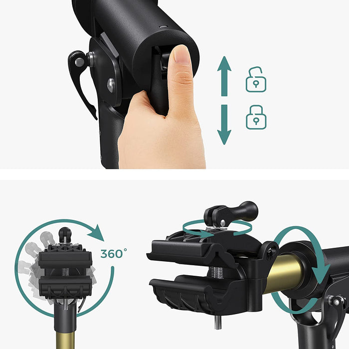 Fahrradmontageständer, Aluminium Montageständer für Fahrräder, Reparaturständer mit magnetischer Werkzeugschale, Reparaturset, höhenverstellbar