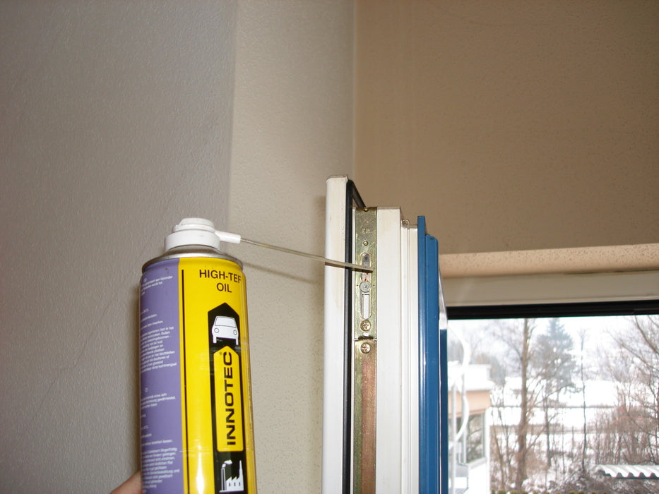 Innotec High-TEF Oil Teflonöl Schmieröl auf PTFE-Basis, 500ml Sprühdose -  hervorragendes Schmiervermögen auch bei Druck- und Temperaturbelastung 