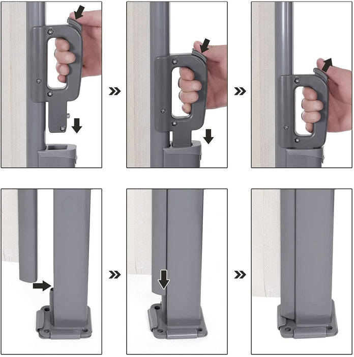 Seitenmarkise, ausziehbar, 180 x 350 cm, Sichtschutz, Sonnenschutz, Blickdicht, Seitenrollo, für Balkon, Terrasse, Garten, beige
