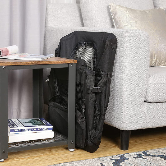 Hundebox, Hundetasche, faltbar, 60 x 42 x 42 cm, schwarz