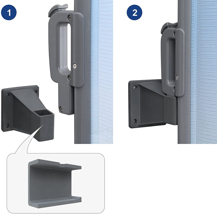 Wandhalterung Seitenmarkise, Wandhalter für Auszugsfixierung, Seitenmarkisen