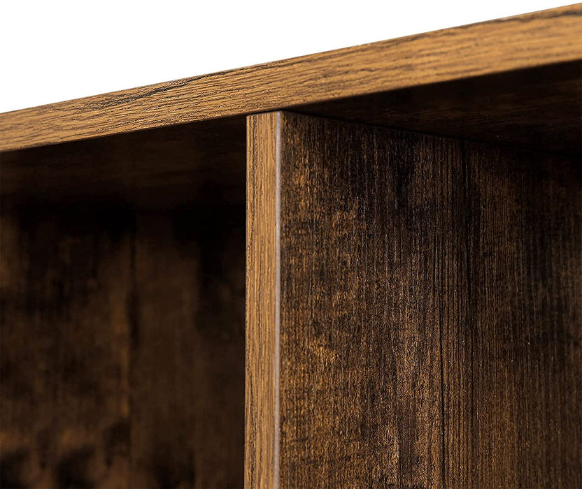 Bücherregal mit 10 Würfeln, Würfelregal, Büroregal, Standregal, Leiterregal, Treppenregal, als Raumteiler, freistehend, für Büro, Wohnzimmer