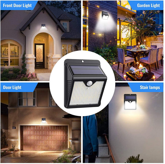 【6 Stück/150 LED】 Solarlampen für Außen, Feob Solarlampe Bewegungsmelder Solarleuchte Sicherheitsleuchten - Powerful - Wasserdicht