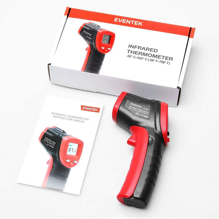 Infrarot Thermometer, IR-Laser Thermometer, Berührungslose -50°C-420°C (-58°F - 788°F),Digitale Temperaturpistole
