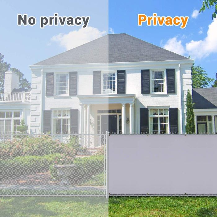 Balkon Sichtschutz, 0,9 x 5 m Sichtschutz Balkonverkleidung Zaunblende Schattiernetz für Balkon, Hinterhof, Terrasse - Uv-Schutz, Reißfest, Windfest
