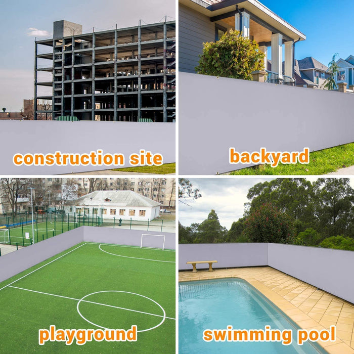 Balkon Sichtschutz, 0,9 x 5 m Sichtschutz Balkonverkleidung Zaunblende Schattiernetz für Balkon, Hinterhof, Terrasse - Uv-Schutz, Reißfest, Windfest