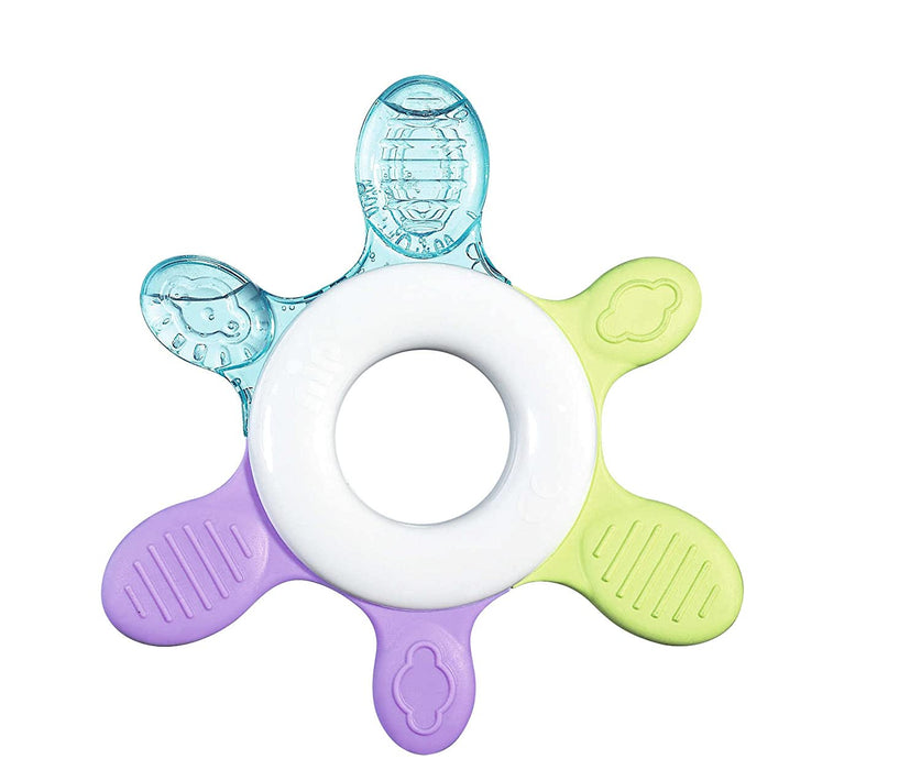 Kühlbeißring mit langen Beißelementen: Kühlender, schadstofffreier Beißring, BPA-Frei, ab 3 Monaten