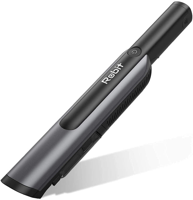 Handstaubsauger Akku Beutellos, Robit 17000Pa, kabellos, 3-in-1-Spaltdüse,90W Autostaubsauger mit 2200mAh Li-lonen Akku&30 Minuten Laufzeit für Auto Zuhause Wohnmobil Tierhaare - Staubsauger