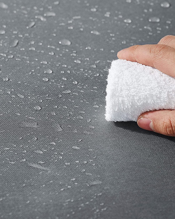 Kleiderschrank, Stoffschrank, Garderobe mit Kleiderstangen, Aufbewahrung für Kleidung, Kleiderständer, faltbar, Ankleidezimmer, Schlafzimmer, grau