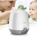 reer Babykostwärmer Simply Hot für Fläschchen und Gläschen, mit Warmhaltefunktion, Weiß/Grau, 1 Stück 