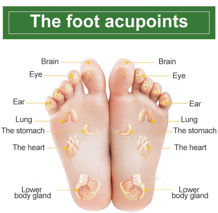 Detox Fußpflaster Vitalpflaster Fusspflaster Wormwood Foot Patch Fördern die Durchblutung, Lindern Schmerzen und Verbessern den Schlaf