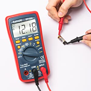 Digital Multimeter, Voltmeter Ohmmeter Amperemeter Mit TRMS 4000 Counts, Manuell und Auto-Range, Misst Spannung, Strom, Widerstand, Durchgang