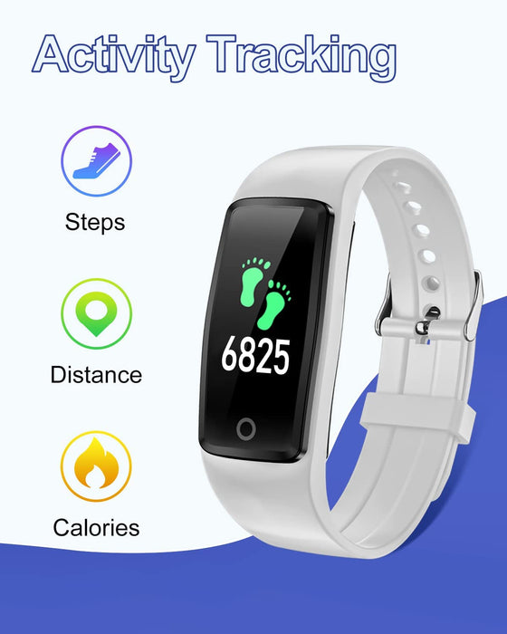 Schrittzähler Uhr Fitness Uhr Ohne Bluetooth App und Handy für Gehen Laufen Grau