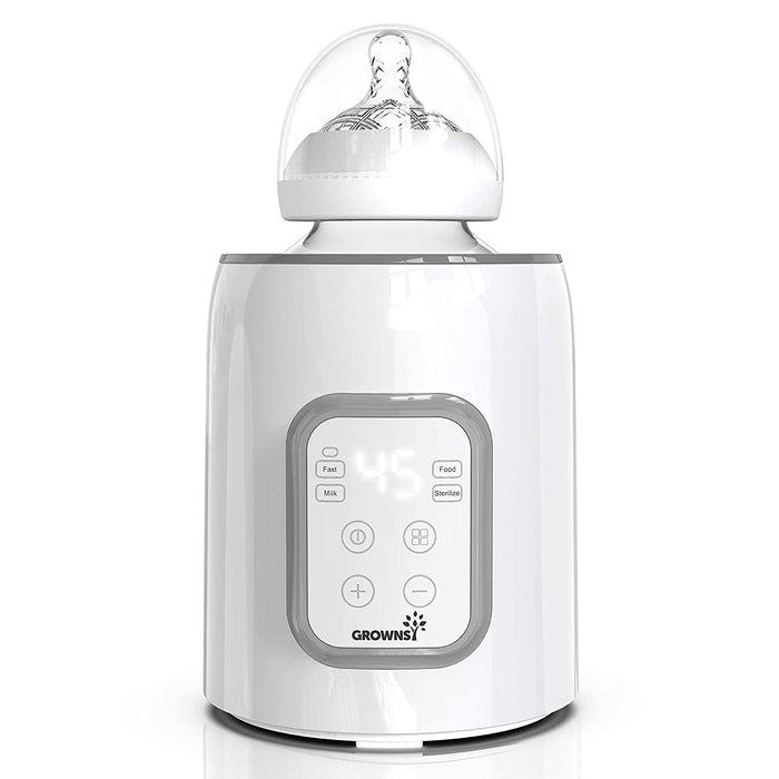 Flaschenwärmer baby Sterilisator für babyflaschen 5-in-1Fast Babynahrungsheizung Warmhalten von Babynahrung & Abtauung BPA-freier Fläschchenwärmer