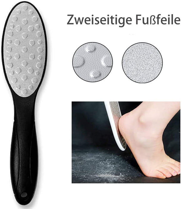 Hornhauthobel, Hornhautentferner Entferner Harte Haut, Dicker Kallus and Hühneraugen Entfernen, Edelstahl Fussfeile Hornhautentferner Hilfsmittel