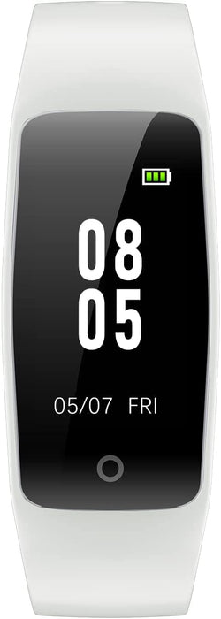 Schrittzähler Uhr Fitness Uhr Ohne Bluetooth App und Handy für Gehen Laufen Grau