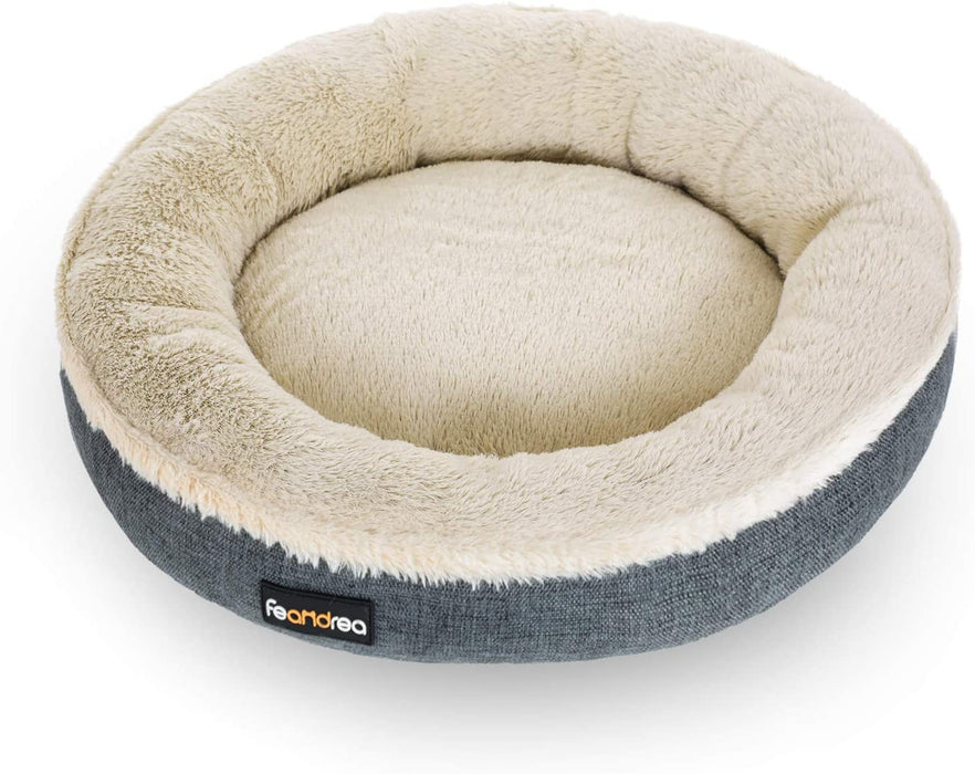 Hundebett, Hundekorb, Katzenbett, Donut, Ø 65 cm, dunkelgrau