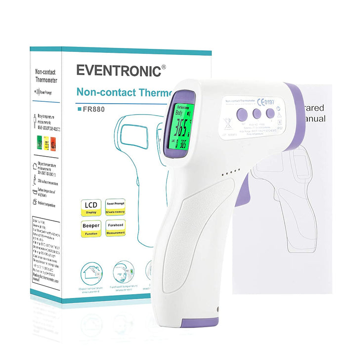 Digitales Infrarot-Stirnthermometer Berührungslose hochpräzise Temperaturmessung， mit sofortiger Ablesung für Babys und Erwachsene
