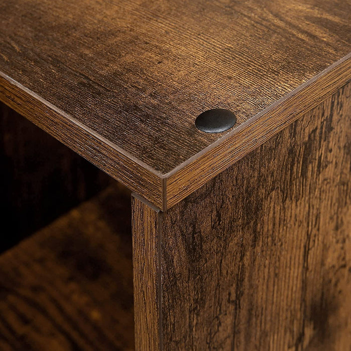 Bücherregal mit 10 Würfeln, Würfelregal, Büroregal, Standregal, Leiterregal, Treppenregal, als Raumteiler, freistehend, für Büro, Wohnzimmer