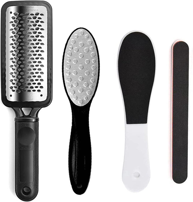 Hornhauthobel, Hornhautentferner Entferner Harte Haut, Dicker Kallus and Hühneraugen Entfernen, Edelstahl Fussfeile Hornhautentferner Hilfsmittel