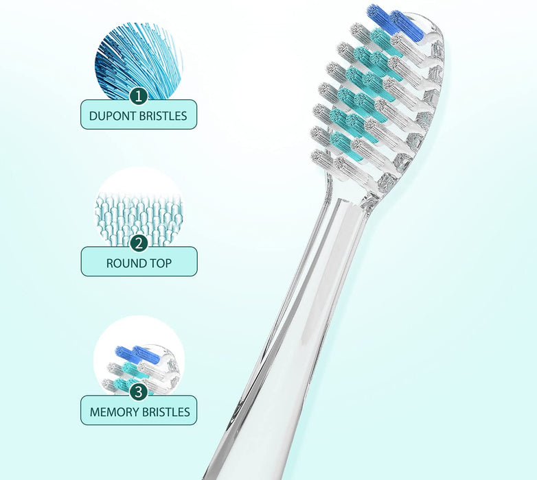 Elektrische Zahnbürste Kinder 6 Monaten bis 4 Jahren, Schallzahnbürste mit LED Licht Aufsteckbürste Smart Timer Wasserdicht IPX7,SG513 (Green)