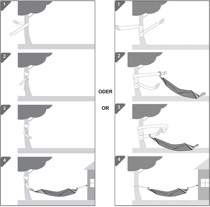 Hängematte, für 2 Personen, 210 x 150 cm, bis 300 kg belastbar, für Terrasse, Balkon, Garten, Outdoor, Camping, mit Transportbeutel, türkis