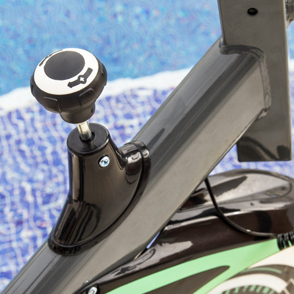 Extreme 20 Fahrrad 20 kg Schwungrad, Herzfrequenzmessgerät, LED-Bildschirm, Stabilisator, SilenceFit Hometrainer - Heimtrainer Fahrrad - Standfahrrad