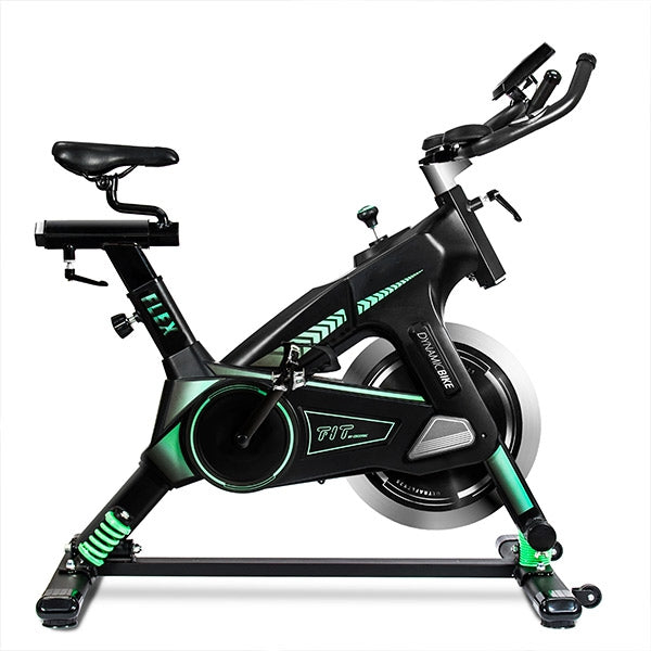 Ultrafelx25 Hometrainer LCD Display - Heimtrainer Fahrrad - 25kg Schwungrad, Pulsmesser, LCD-Display, variabler Widerstand, Stabilisatoren, SilenceFit